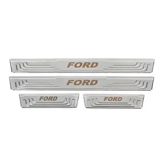 Universālas sliekšņu uzlikas Ford V-2 (4 gab., nerūsējošais tērauds) foto 2