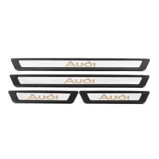 Universālas sliekšņu uzlikas Audi V-3 (4 gab., nerūsējošais tērauds) foto 2