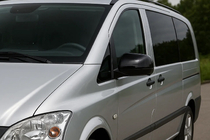 Mercedes Vito W639 2004–2014 Spoguļu uzlikas Melnas (2010-2014, nerūsējošais tērauds) foto 1