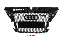 Audi A3 2003–2012 RS-style priekšējais režģis (2008-2012, melns ar hromu) foto 4