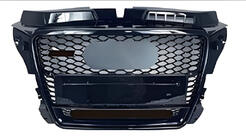Audi A3 2003–2012 Priekšējā reste RS-style V-2 (2008-2012, melna) foto 1
