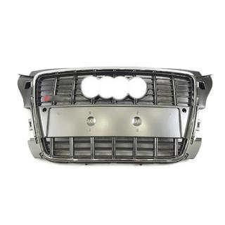 Priekšējā reste S-style (2008-2012, pelēka ar hromu) Audi A3 2003–2012 foto 2