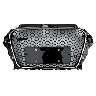 Priekšējais režģis RS stilā (2012-2016, melns ar hromu) Audi A3 2012–2020