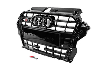 Audi A3 2012–2020 Priekšējā reste S-style (2012-2016, melna) foto 2
