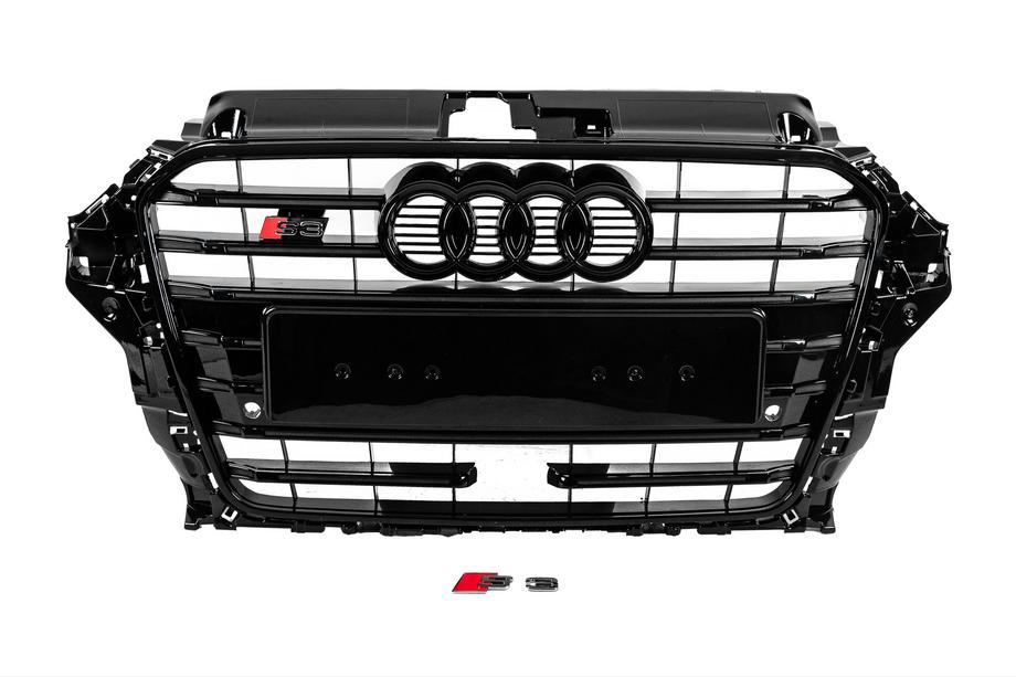 Audi A3 2012–2020 Priekšējā reste S-style (2012-2016, melna) Image