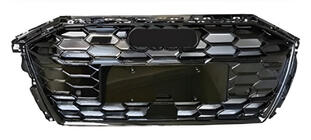Audi A3 2020– Priekšējais radiators režģis S-style (melns) foto 1