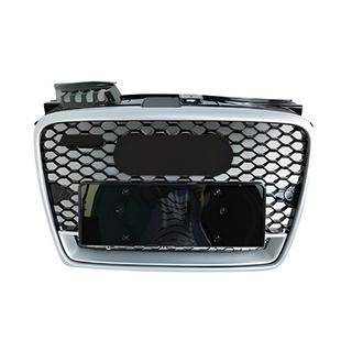 Priekšējā reste RS-style V-1 (melna ar hromu) Audi A4 B7 2004–2008