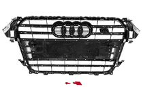 Audi A4 B8 2007–2015 Priekšējais melns radiatora režģis S-style (2012-2015) foto 4