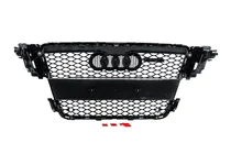 Audi A5 2007–2015 RS stila priekšējā radiatora reste (2007-2011, melna) foto 4
