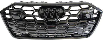 Audi A6 C8 2018–2025 RS stila priekšējā reste (2024+, melna) foto 1