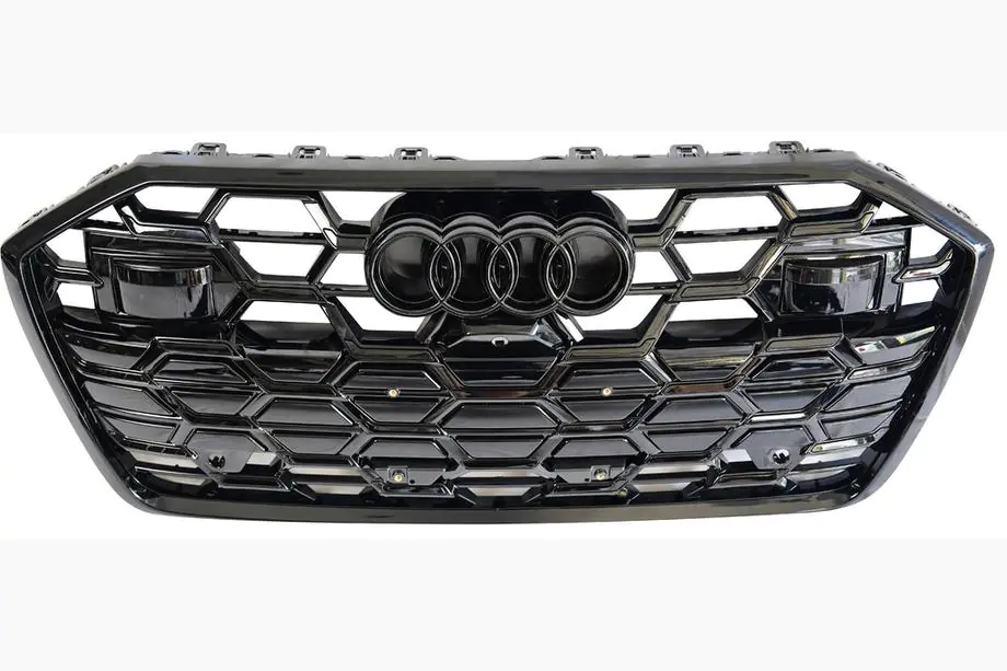 Audi A6 C8 2018–2025 RS stila priekšējā reste (2024+, melna) Image