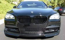 BMW 7. sērija F01/F02 2008–2015 "Nieru" reste 1 Bar (spīdīgi melna) foto 1