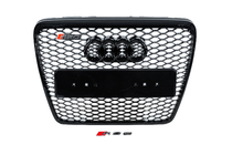 Audi A6 C6 2004–2011 Priekšējais režģis RS stils (melns) foto 1