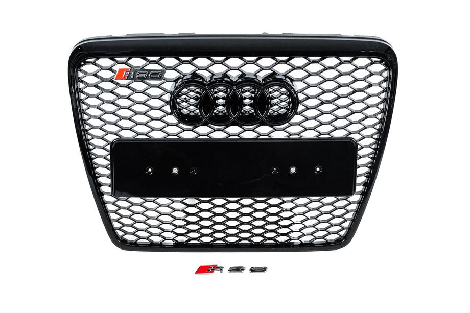 Audi A6 C6 2004–2011 Priekšējais režģis RS stils (melns) Image
