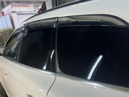 Volvo XC60 2009–2017 Logu vēja deflektori ar hromētu moldingu Niken Luxury (6 gab.) foto 2