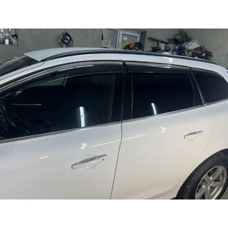 Logu vēja deflektori ar hromētu moldingu Niken Luxury (6 gab.) foto 4