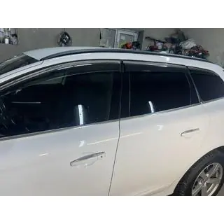 Logu vēja deflektori ar hromētu moldingu Niken Luxury (6 gab.) Volvo XC60 2009–2017 foto 4
