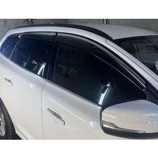 Logu vēja deflektori ar hromētu moldingu Niken Luxury (6 gab.) foto 1