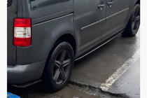 Volkswagen Caddy 2004–2010 Performance sānu sliekšņi (melni) foto 2
