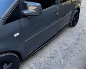 Volkswagen Caddy 2015–2020 Performance sānu sliekšņi (melni) foto 5