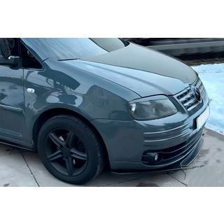 Priekšējā bampera lūpas uzlika Niken Black (ABS) Volkswagen Caddy 2004–2010 foto 1