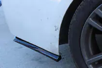 Volkswagen Caddy 2004–2010 Flap aizmugurējā bampera uzlikas DPT (ABS) (2 gab.) (spīdīgi melns) foto 6