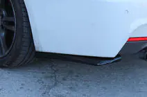 Volkswagen Caddy 2004–2010 Flap aizmugurējā bampera uzlikas DPT (ABS) (2 gab.) (spīdīgi melns) foto 7