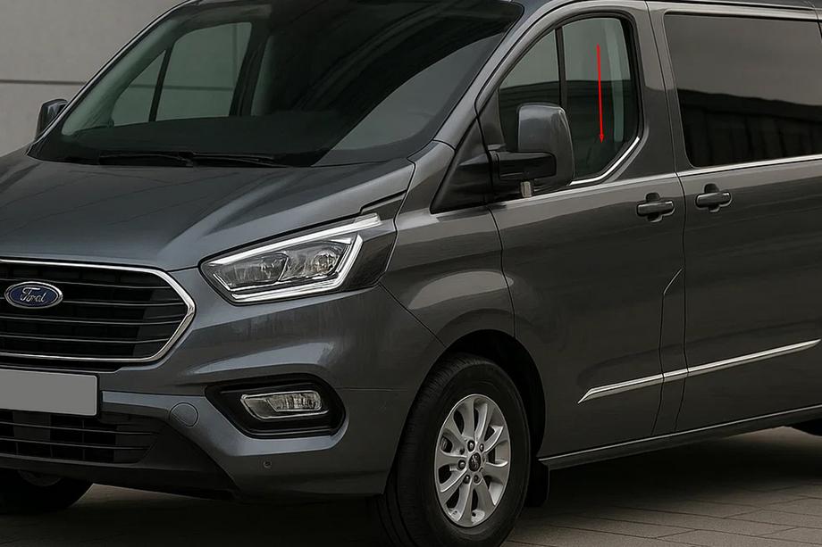Ford Custom 2023– Logu apmales (2 gab., nerūsējošais tērauds) Image