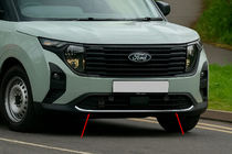 Ford Courier 2023– Priekšējā bampera hroma aizsarguzlika (1 gab., nerūsējošais tērauds) foto 3