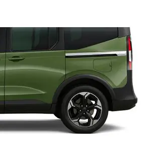 Bīdāmo durvju moldings (nerūsējošais tērauds) Ford Courier 2023– foto 1