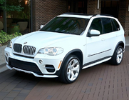 BMW X5 E70 2007–2013 Priekšējā bampera lūpa (2010-2013, krāsošanai) foto 9