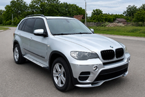 BMW X5 E70 2007–2013 Priekšējā bampera lūpa (2010-2013, krāsošanai) foto 3