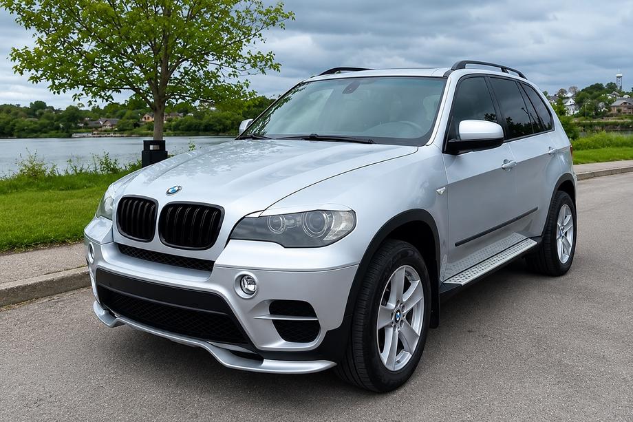 BMW X5 E70 2007–2013 Priekšējā bampera lūpa (2010-2013, krāsošanai) Image