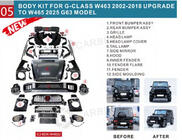 Mercedes G class W463 1990–2018 Facelift komplekts W465 2025 G63 foto 78