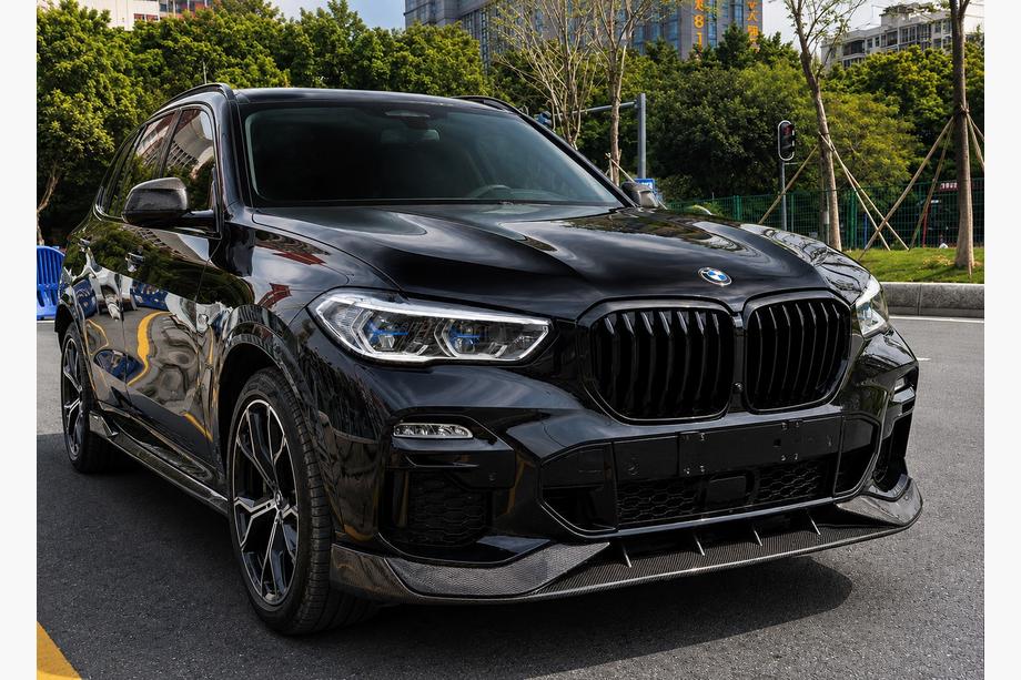 BMW X5 G05 2019–2026 Priekšējā bampera lūpa Paradigm V-1 (2018-2022, īsta oglekļa šķiedra) Image