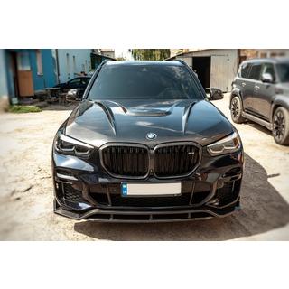 Priekšējā bampera lip spoilers Paradigm V-2 (2018-2022, īsta oglekļa šķiedra) BMW X5 G05 2019–2026 foto 4