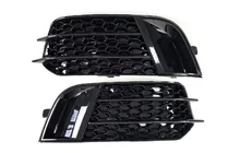 Audi A1 2010–2018 Miglas lukturu režģi RS-Style (2010-2014, 2 gab., Melni) foto 1
