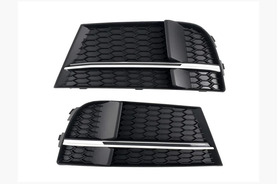 Audi A3 2012–2020 Miglas lukturu restes S-Style V-2 (2016-2020, 2 gab., melnas) Image
