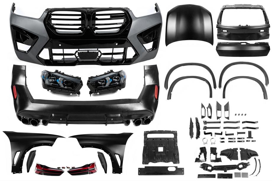 BMW X5 F15 2013–2018 Restailinga komplekts X5M F95 2024 (ar bagāžnieka vāka nomaiņu) Foto 2