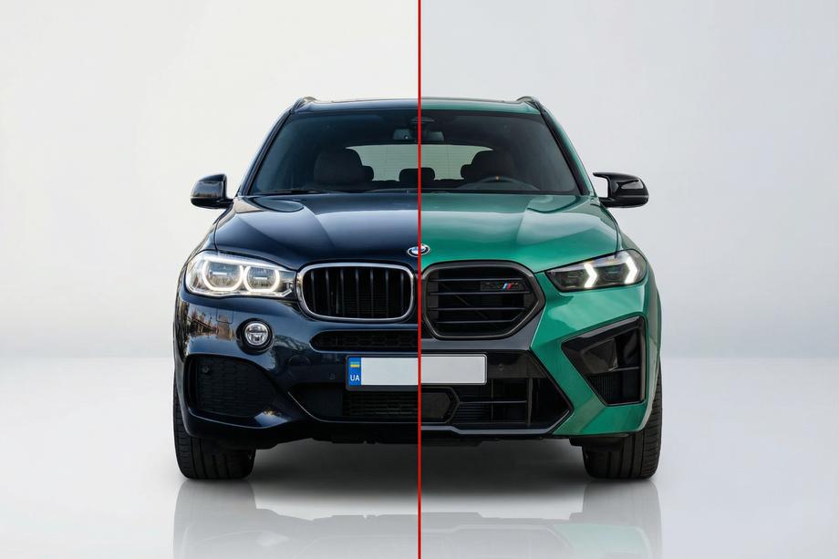 BMW X5 F15 2013–2018 Facelift pārveidošanas komplekts X5M F95 2024 (bez bagāžnieka vāka nomaiņas) Foto 1