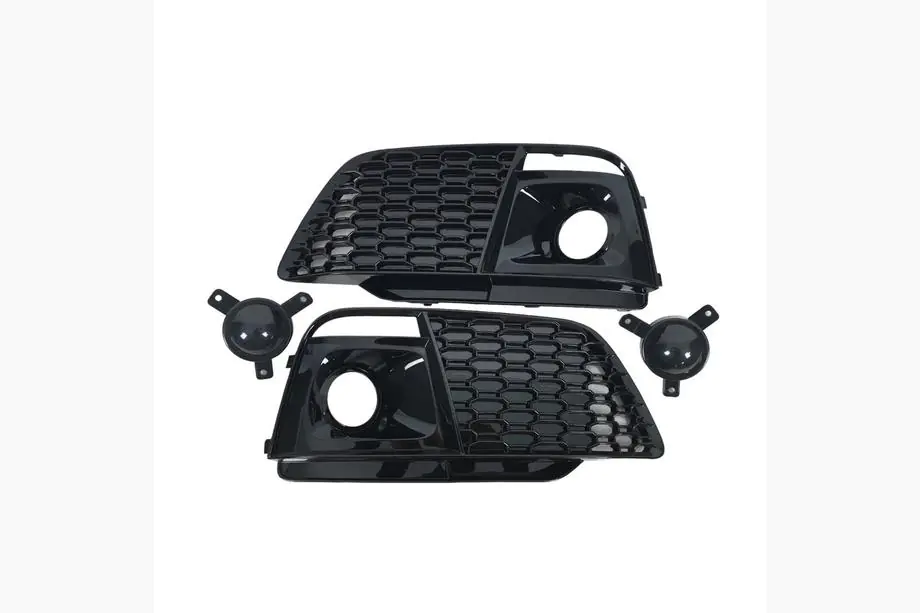 Audi Q5 2017–2025 Miglas lukturu restes ar miglas lukturiem RS-Style (Sport, 2017-2020, 2 gab., Melna) Image