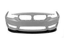 BMW 4 sērija F32/F33/F36 2012–2020 Priekšējā bampera lūpa DPT Lip V-1 (M4, melns spīdīgs) foto 2