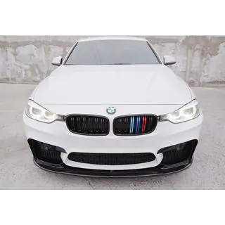 Priekšējā bampera lūpa DPT Lip V-1 (M4, melns spīdīgs) foto 1