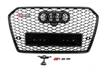 Audi A6 C7 2011–2017 Priekšējais melns RS stila radiatora režģis (2014-2017) foto 1