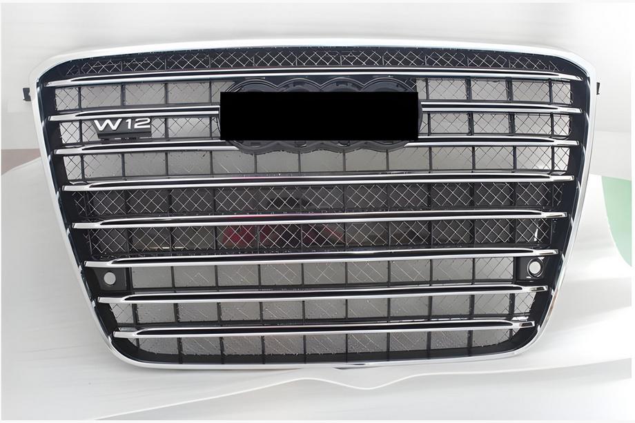 Audi A8 2010–2018 Priekšējā reste (2010-2013, melna ar hromu) Image