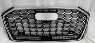 Audi A8 2018– Priekšējā radiatora reste S-Style (2022+, hroms ar melnu) foto 1
