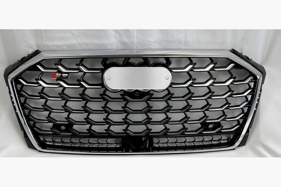 Audi A8 2018– Priekšējā radiatora reste S-Style (2022+, hroms ar melnu) Image