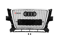 Audi Q5 2008–2017 Priekšējā radiatora reste RSQ-Style (2008-2012, melna ar hromu) foto 1