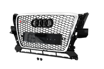 Audi Q5 2008–2017 Priekšējā radiatora reste RSQ-Style (2008-2012, melna ar hromu) foto 2