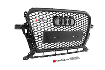 Audi Q5 2008–2017 Priekšējais radiatora režģis RSQ-Style ar Quattro uzrakstu (2012-2017, melns) foto 3